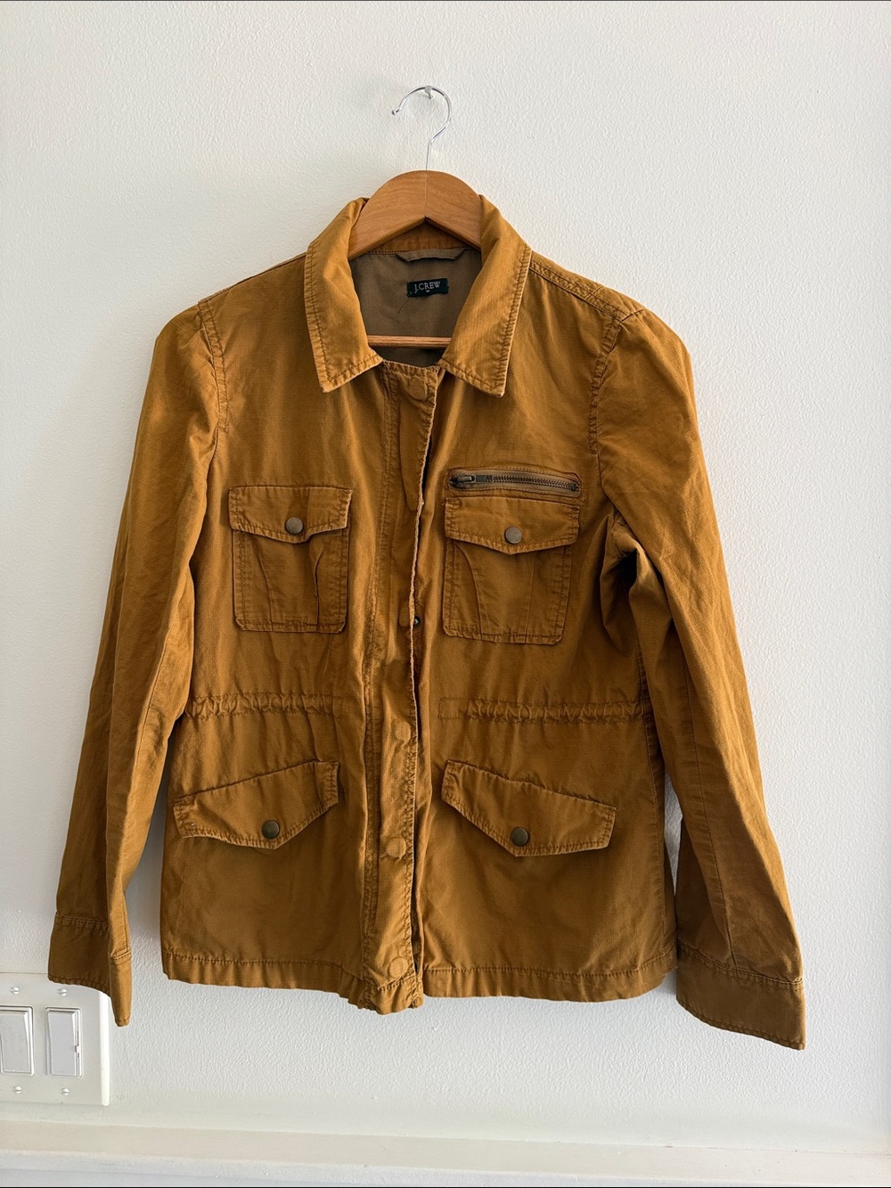 J. Crew womens Field Jacket in Mustard